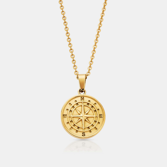 Compass Pendant (Gold)