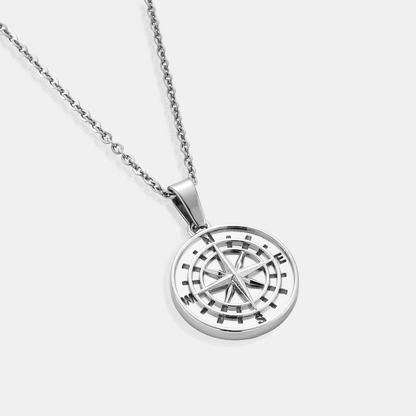 Compass Pendant (Silver)